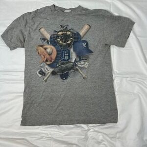 90s Detroit Tigers graphic tee with all over‎ print streetwear #90sbaseball